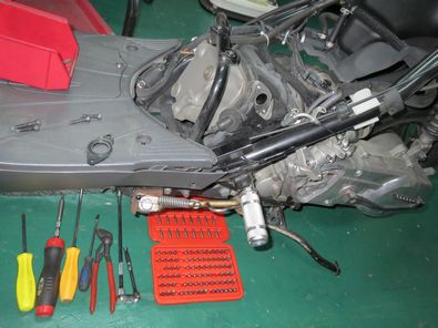 アドレスV125修理