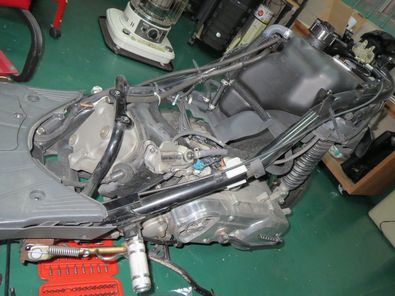 アドレスV125修理