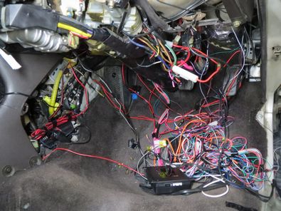 配線手直し作業