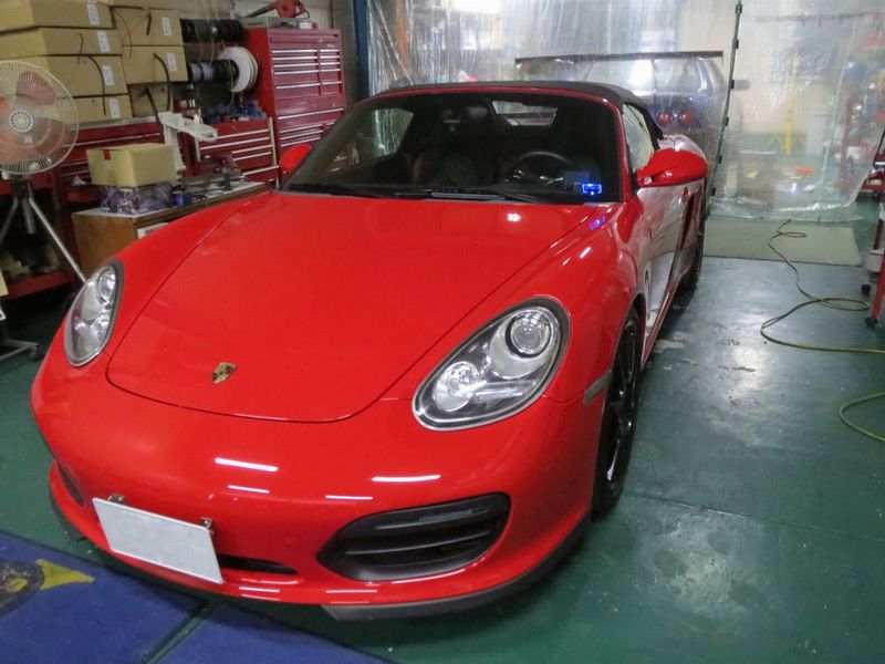 BOXSTER SPYDERへGrgo取付