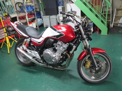 CB400SFへVIPER取付