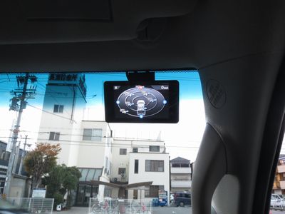 プラドへレーダー探知機取付