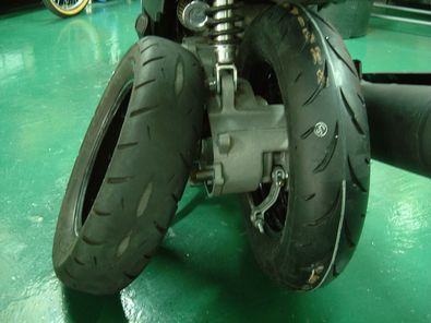 addressv125 Rタイヤ交換