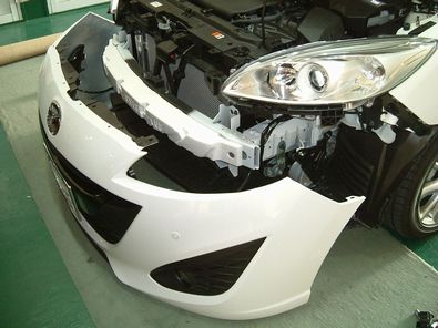 プレマシー、ホーン交換
