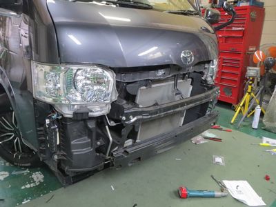 持込パーツ取付
