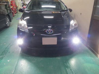 持込LEDフォグ取付