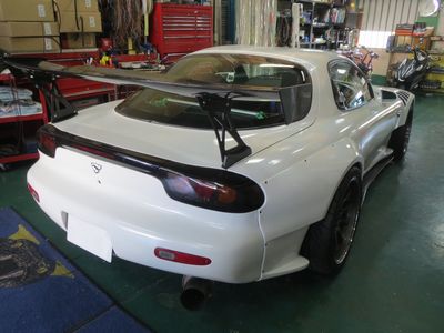 RX-7へキーレスエントリー取付